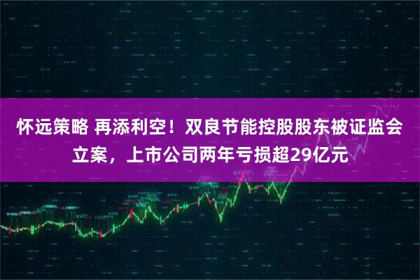 怀远策略 再添利空！双良节能控股股东被证监会立案，上市公司两年亏损超29亿元