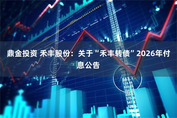 鼎金投资 禾丰股份：关于“禾丰转债”2026年付息公告
