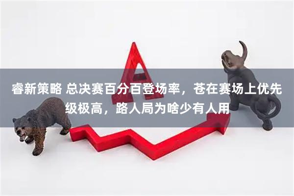 睿新策略 总决赛百分百登场率,苍在赛场上优先级极高,路人局为啥少有人用